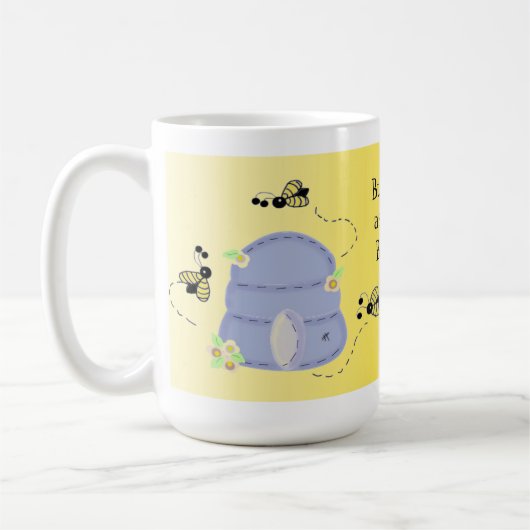 Belebt als Biene Kaffeetasse (Links)