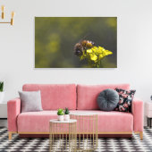Belebt als Biene Leinwanddruck (Insitu (Wohnzimmer))