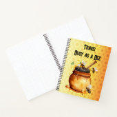 Belebt als Biene Notizblock (Innenseite)