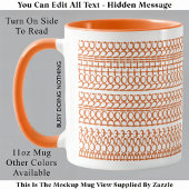 Belebt, nichts versteckte Nachricht 147OW Geburtst Tasse