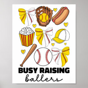 Belebte Anhebung von Byller Bysebyll und Softbyll Poster