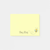 Belebte Bee Post-it®-Hinweise 4 x 3 Post-it Klebezettel (Vorderseite)