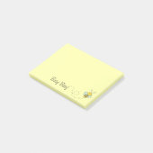 Belebte Bee Post-it®-Hinweise 4 x 3 Post-it Klebezettel (angewinkelt)