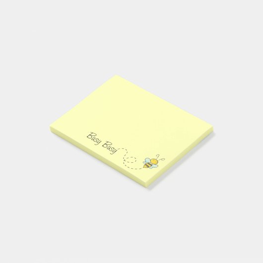 Belebte Bee Post-it®-Hinweise 4 x 3 Post-it Klebezettel (angewinkelt)