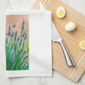 Belebte Beete auf Salvia Tea Handtuch (Viertel Falte)