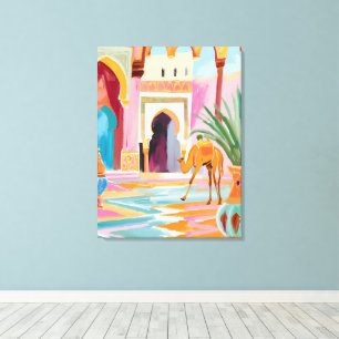 Belebte Camel Art Printing im Mittleren Osten - fa Leinwanddruck
