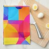 Belebte Dot Energy Art Geschirrtuch (Viertel Falte)