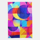 Belebte Dot Energy Art Geschirrtuch (Vertikal)