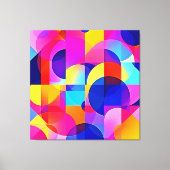 Belebte Dot Energy Art Leinwanddruck (Vorderseite)