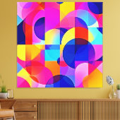 Belebte Dot Energy Art Leinwanddruck (Insitu (Wohnzimmer))