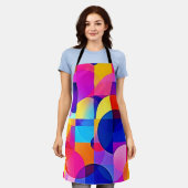 Belebte Dot Energy Art Schürze (Getragen)