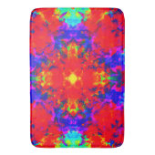 Belebte Farben Muster Kunst Badematte (Vorderseite Vertikal)