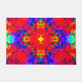 Belebte Farben Muster Kunst Fußmatte (Vorderseite)