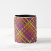 Belebte, helle Streifen Tasse (Zentrum)