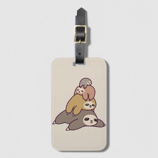 Belebte Schläge Gepäckanhänger (Vorderseite Vertikal)