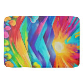 Belebte Sonnenuntergänge Kunst, Dichtung und Musik Badematte (Vorderseite)