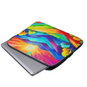 Belebte Sonnenuntergänge Kunst, Dichtung und Musik Laptopschutzhülle (Vorne Knopf)