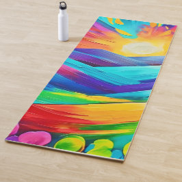 Belebte Sonnenuntergänge Kunst, Dichtung und Musik Yogamatte