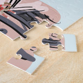 Belebte Stadt St. Louis Surreal Pop Art Puzzle (Seite)