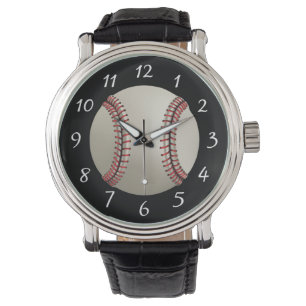 Belebter Baseball Armbanduhr
