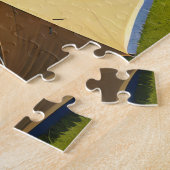 Belebter Campingplatz Leichte Hirnkunst Puzzle Fot (Seite)