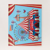 Belebter Circus farbenfroh Puzzle (Vertikal)