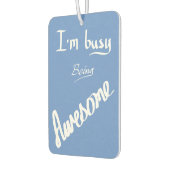 Belebter Phantastischer, handgeschriebener Slogan- Autolufterfrischer (Links)