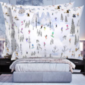 Belebtes Alpendorf Kissenbezug