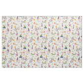 Belebtes Girls-Wasserfarbenmuster Stoff (Fat Quarter (45,7 x 55,9 cm))
