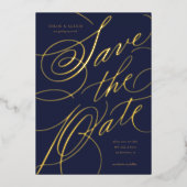 Belegehandschrift Save the Date Karte (Vorderseite)