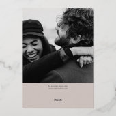 Belegehandschrift Save the Date Karte (Rückseite)