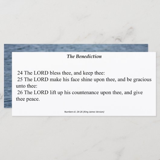 Belegekarte (Vorne/Hinten)