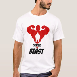 Beleibt zum Tier-Fitness-Power zu den Leuten T-Shirt