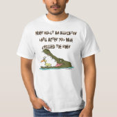 Beleidigen Sie nie einen Alligator T-Shirt (Vorderseite)