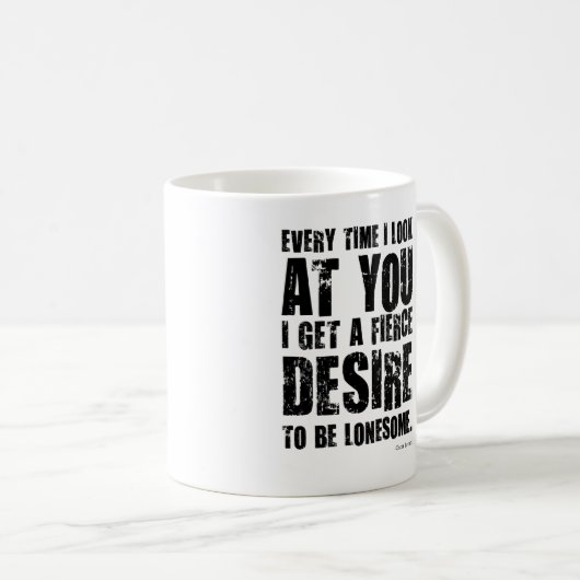 BeleidigenTasse #5 - Wunsch. Ungewöhnliches Kaffeetasse (VorderseiteRechts)