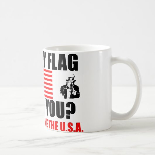 Beleidigt meine Flagge Sie? Kaffeetasse (Rechts)