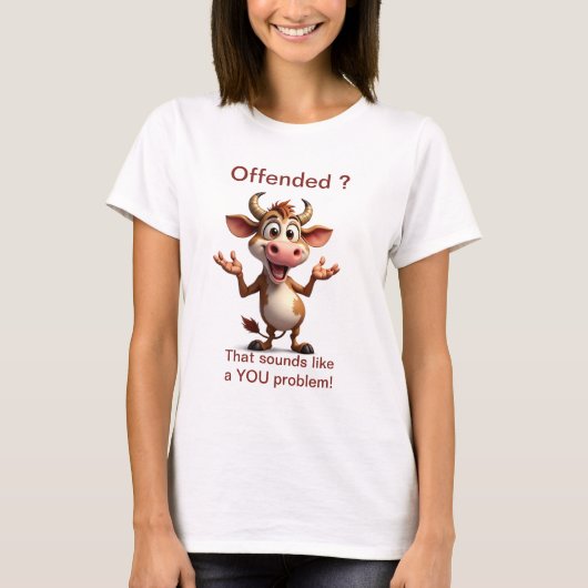 Beleidigt T-Shirt (Vorderseite)