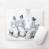 Beleidigte zwei oder drei junge Damen Mousepad (Mit Mouse)