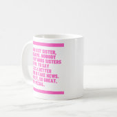 Beleive Me Series - Best Sister Kaffeetasse (Vorderseite Links)