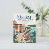 Belém, Brasilien Postkarte (Stehend Vorderseite)