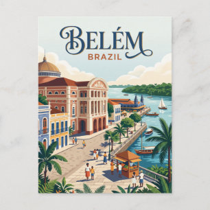 Belém, Brasilien Postkarte