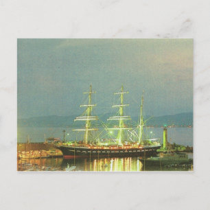 Belem in St. Raphael, französisches Segelschiff, Postkarte