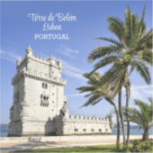 Belém Tower Foto, Lissabon, Portugal Aufkleber (Vorderseite)
