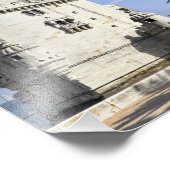 Belém Tower Foto, Lissabon, Portugal Fotodruck (Ecke)