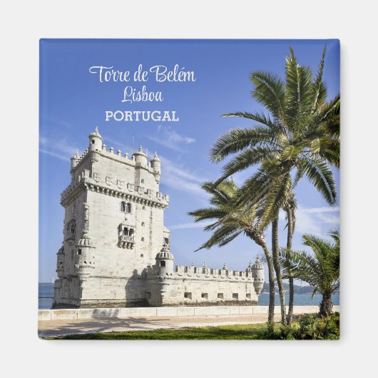 Belém Tower Foto, Lissabon, Portugal Magnet (Vorne)