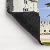 Belém Tower Foto, Lissabon, Portugal Mousepad (Ecke)
