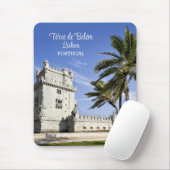 Belém Tower Foto, Lissabon, Portugal Mousepad (Mit Mouse)