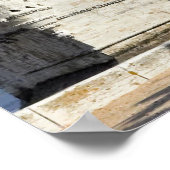 Belém Tower Foto, Lissabon, Portugal Poster (Ecke)