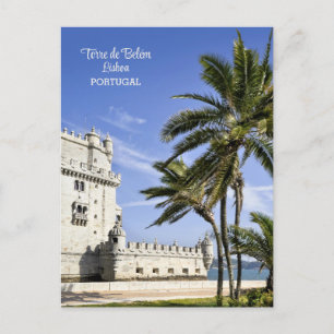 Belém Tower Foto, Lissabon, Portugal Postkarte