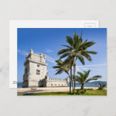 Belém Tower Foto, Lissabon, Portugal Postkarte (Vorne/Hinten)